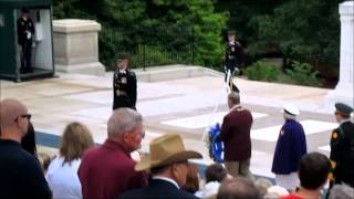 IOOF Wreath Ceremony Tomb of the Unknown Soldier [upl. by Kral]