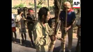 EAST TIMOR VILLAGERS FORMING DEFENCE FORCES [upl. by Nabila]