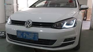 VLAND LED Projector Headlights For VolkswagenVW Golf MK7 20142017 [upl. by Uzial525]