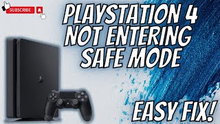 PS4 NOT ENTERING SAFE MODE  EASY FIX October 2024 [upl. by Woodall755]