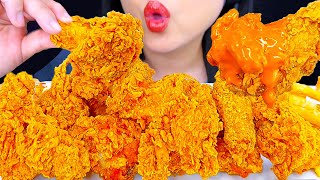 Asmr Mukbang  Popeyes Ghost Pepper Wings Dipped In Sauce  Eating Sounds  ASMR Phan [upl. by Zimmermann974]