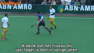 Hockeynl TV met Carlos Nevado Niveau in Nederland lager dan andere jaren [upl. by Winter281]