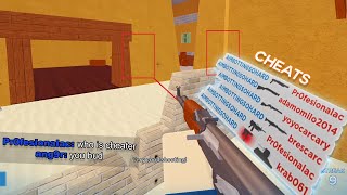 Destroying an AIMBOT HACKER Roblox Arsenal [upl. by Sinnel807]