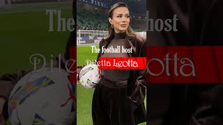 The football host Diletta Leotta stylish jacket football [upl. by Toiboid]