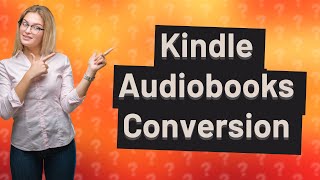 Can I turn my Kindle books into audiobooks [upl. by Ailero209]