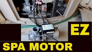 Freeflow Dreammaker spa motor replacement Motor making noise leaking [upl. by Meeharbi]