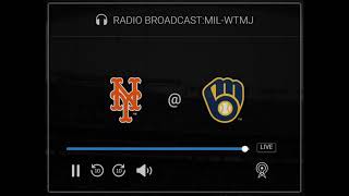 Bob UeckerMilwaukee Brewers PostGame Radio Closing as The Mets Celebrate Winning The NL Wild Card [upl. by Cecil]