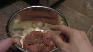 Instant Pot Recipe Pork Stew Frozen vegetables onions beef broth [upl. by Stalder]