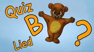 ABC Lieder deutsch  ABC Lernspiel für Kleinkinder  Buchstabe B Quiz [upl. by Nehttam]