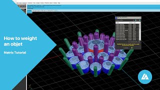 How to take the WEIGHT of an object for 3D PRINT on Gemvision Matrix [upl. by Ainyt]