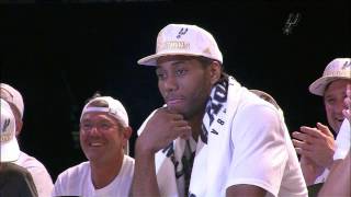 Patty Mills Introduces Kawhi Leonard [upl. by Verada]