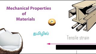 Mechanical properties in Tamil  Yield Strength Toughness Ductility Brittleness in Tamil  Tensile [upl. by Dowling834]