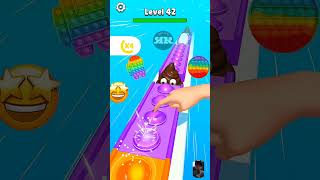 Fastest Happy Pop Pup Run 3D 💩🥚games shorts [upl. by Dnamra]