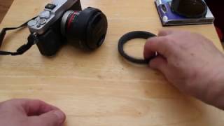 Filter mount adaptor for samyang 12mm lens [upl. by Erminia514]