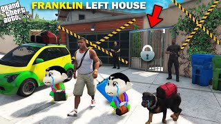 Franklin Shinchan amp Pinchan Left Their House Forever in GTA 5 [upl. by Fredrick]