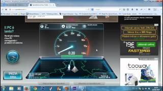 Test velocità adsl by Ookla speed test [upl. by Adnertal]