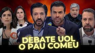 NUNES TENTA IMITAR DATENA E VAI PRA CIMA DE MARÇAL 😂  DEBATE UOLREDE TV ANÁLISE [upl. by Marillin]