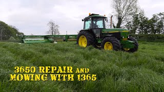 3650 Repair and Mowing with the 1365 [upl. by Eiltan]