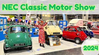 NEC Classic Motor Show 2024  rare cars classics tanks and more [upl. by Eldwon805]