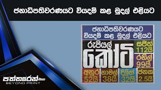 ජනාධිපතිවරණයට වියදම් කළ මුදල් එළියට [upl. by Yevi]