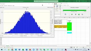 Monte Carlo Simulation PERT Cost Using CrystalBall [upl. by Olfe]