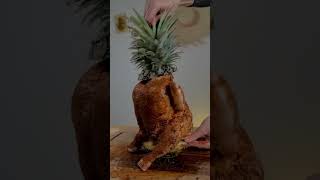 Smoked Pineapple Stand Chicken TheMeatStick Smoker GrillingGadgets ChickenRecipe BBQPitMasters [upl. by Naziaf]