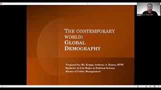 The Contemporary World  Global Demography [upl. by Nancee]