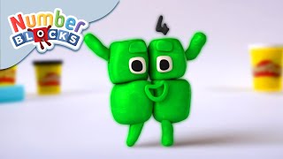 Numberblocks  Number Four  PlayDoh [upl. by Poole148]