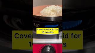 How to reheat rice without microwave 🤩 shorts [upl. by Tronna]