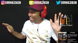 BIZZLE POPPIN BAR BREAKING REACTION [upl. by Wileen]