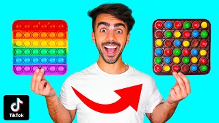 PROBANDO LIFEHACKS DE CHOCOLATE DE TIKTOK increibles [upl. by Sitruk]