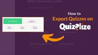 How to export Quizalize quizzes to Kahoot Quizizz and more [upl. by Dianuj]