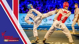 Manchester 2018 World Taekwondo GP Male 68Kg FINAL Daehoon LEEKOR vs Mirhashem HOSSEINIIRI [upl. by Adrianna]