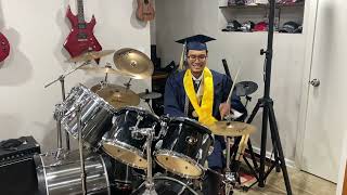 Kyouran Hey Kids Drum Cover but I just graduated high school [upl. by Youngman]