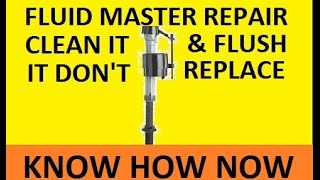 How to Flush Fluidmaster Fill Valve [upl. by Asilram]