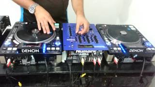 DJ MILTON SCRATCH DENON 3700 [upl. by Dlaregztif]