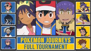 POKÉMON JOURNEYS TOURNAMENT  All BATTLES [upl. by Htebasil]