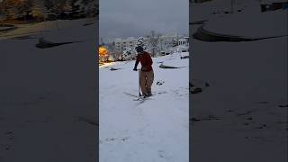 1st snow scooter ride of the season snowscoot snowscooter eretic snow colorado [upl. by Nosaj932]