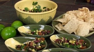 Fresh Corn and Black Bean Salsa [upl. by Eseneg242]