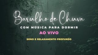 Música Relaxante c Barulho de Chuva TELA PRETA  Durma em 5 minutos sonoprofundo paz meditação [upl. by Finny]