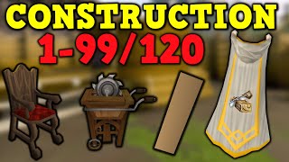 199120 Construction Guide 2022 UPDATED  AFK Cheap amp Fast Methods amp Contracts  Runescape 3 [upl. by Korey]