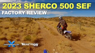 2023 Sherco 500SEF Factory review︱Cross Training Enduro [upl. by Atterrol]