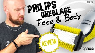 Philips OneBlade Face amp Body Review ► Whole body w just one device ✅ Reviews quotMade in Germanyquot [upl. by Mendez]