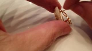 HOW TO PUT EARRINGS IN  One Hand Tutorial [upl. by Launamme]