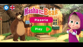 Masha and the Bear Pizzeria  gameplay [upl. by Rubetta]