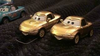 Pixar Cars collection of Mia and Tia [upl. by Saberhagen]