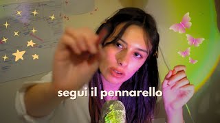 ASMR Segui il Pennarello mentre Scrivo Affermazioni Motivanti Su di Te🦋⭐ [upl. by Mehalek]