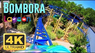 Bombora Roller Coaster 4K POV  Lagoon Amusement Park [upl. by Ettenna]