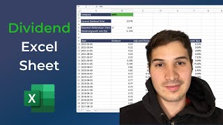 Dividend Excel Sheet How To Get Dividend Data in Excel [upl. by Aleicarg719]