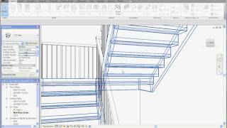 Revit Project Basics  Linear Stairs Part 2 Align Tool Move  Modify the Room for the Stairs [upl. by Eleanor]